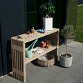 Plantebord rustikk 115 × 32 × 80 cm